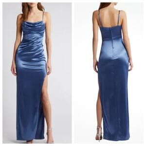 New Love, Nickie Lew Satin Gown